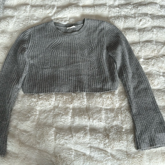 Cotton Candy LA Women’s Cropped Knit Long-sleeve Top - Picture 3 of 4